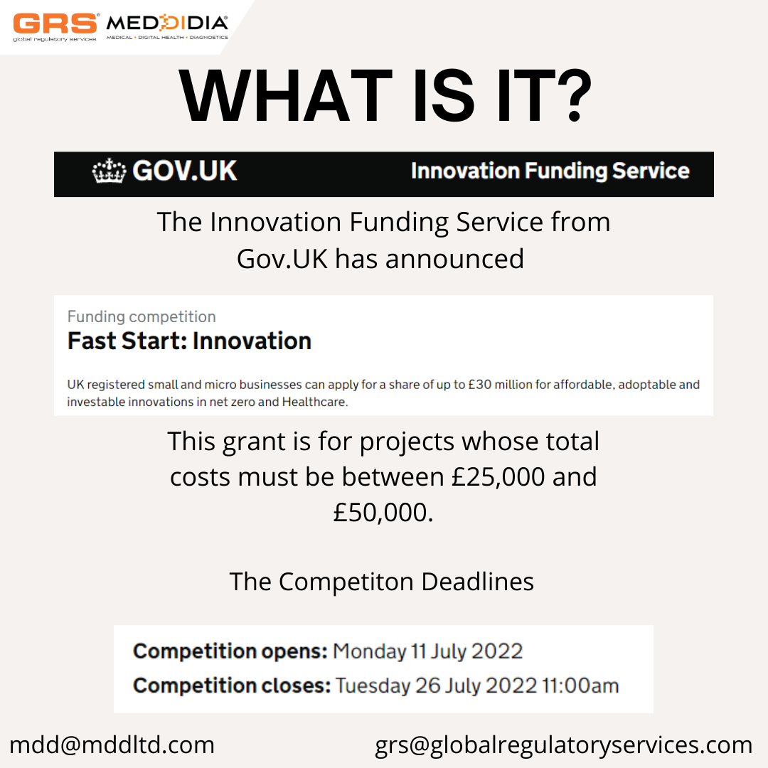 Funding competition Fast Start: Innovation